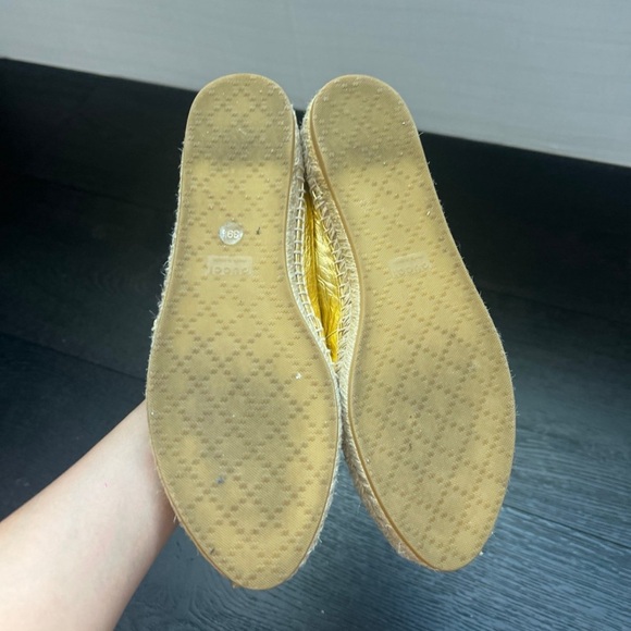 Gucci Pilar Floralembroidered Metallic Leather Espadrilles - Picture 5 of 7